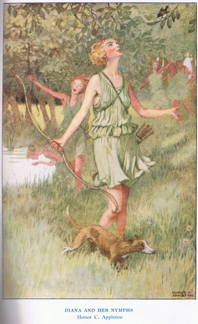Diana and the Nymphs, illustration from 